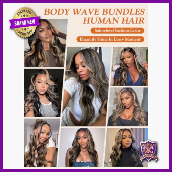 Human Hair Bundles with Closure 16 Inch Body Wave Sew In Weave main image 6